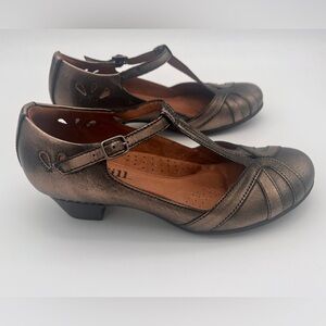 Cobb Hill New Balance Angelina Shoe 7.5 WIDE Metallic Bronze Rockabilly Comfort